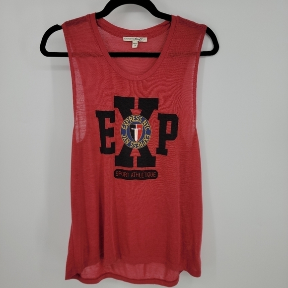 Express Red New York City Tank Top size xs - Picture 5 of 8